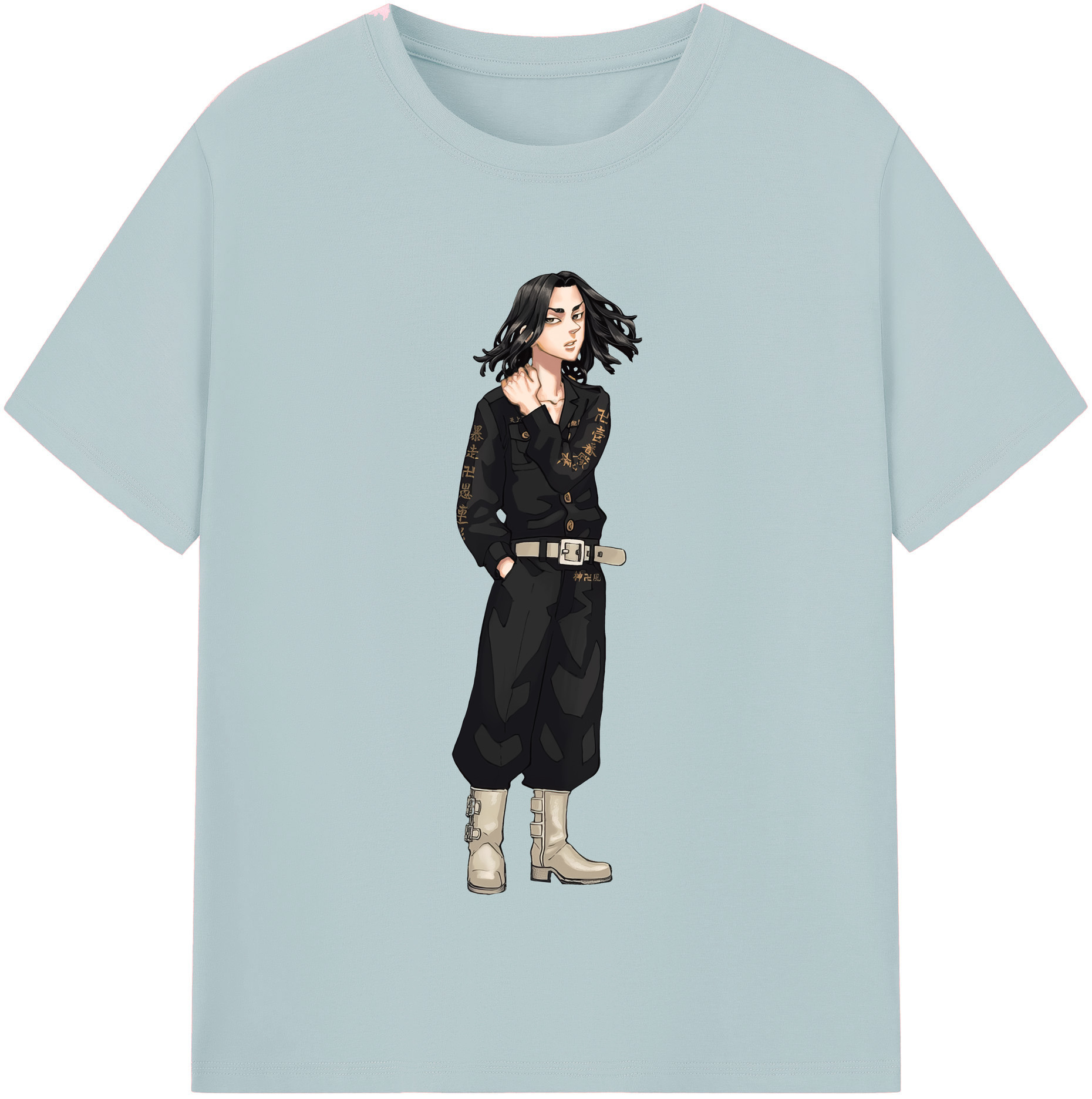 （画像用） 東京リベンジャーズ Tokyo Revengers 綿100％半袖Tシャツ（フロントプリント）